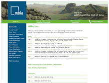 Tablet Screenshot of mbia.com